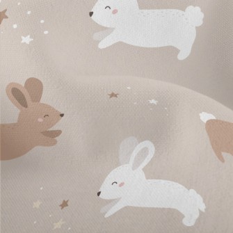 Happy Cute Rabbit Lightweight Performance Linen