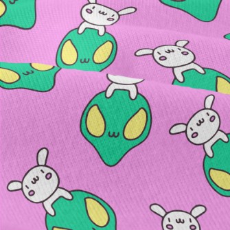 Alien And Cute Rabbit Modern Jersey