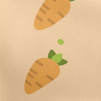 Cute Carrot Pattern Pongee