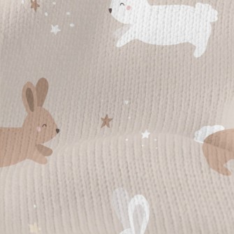 Happy Cute Rabbit Stretch Jersey