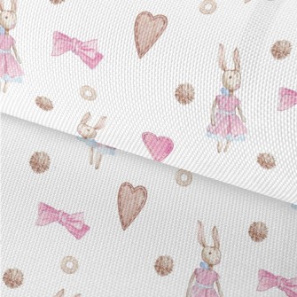 Hand-painted Elegant Rabbit Do Waterproof Oxford