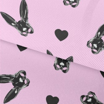 Leather Bunny Mask Waterproof Oxford