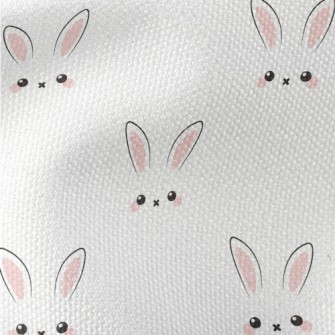 Cute Rabbit Expression Waterproof Canvas