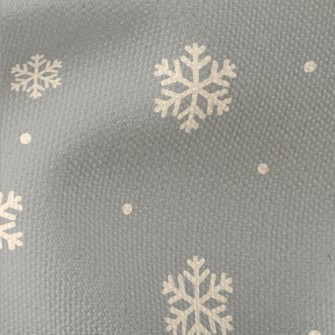 Cartoon Winter Snowflakes Waterproof Canvas