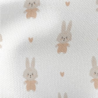 Cute Bunny Doll Waterproof Canvas
