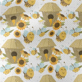 Happy Busy Bee Waterproof Canvas