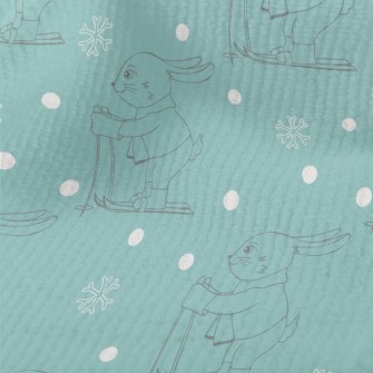 Winter Ski Bunny Terry