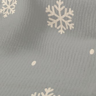 Cartoon Winter Snowflakes Terry