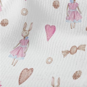 Hand-painted Elegant Rabbit Do Terry