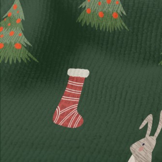 Hand Drawn Christmas Bunny Ill Terry