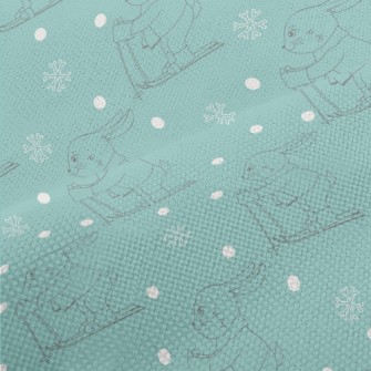 Winter Ski Bunny Performance Linen