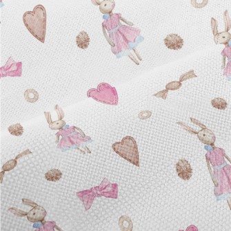 Hand-painted Elegant Rabbit Do Performance Linen