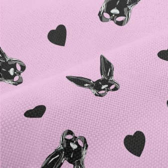 Leather Bunny Mask Performance Linen