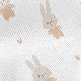 Cute Bunny Doll Standard Corduroy