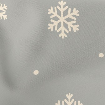 Cartoon Winter Snowflakes Stretch Ponte