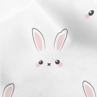 Cute Rabbit Expression Micro Fleece