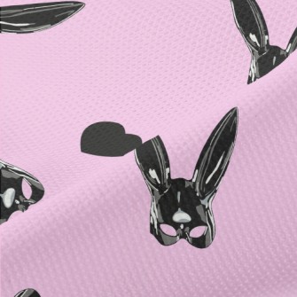 Leather Bunny Mask Piqué