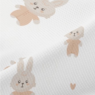 Cute Bunny Doll Piqué