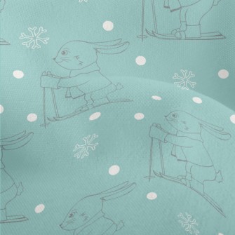 Winter Ski Bunny Lightweight Performance Linen