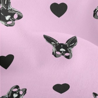 Leather Bunny Mask Lightweight Performance Linen