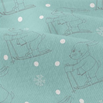 Winter Ski Bunny Modern Jersey