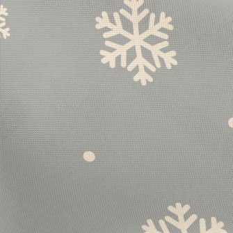 Cartoon Winter Snowflakes Pongee