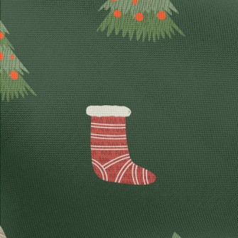 Hand Drawn Christmas Bunny Ill Pongee