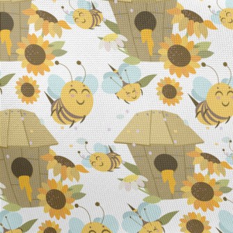 Happy Busy Bee Pongee
