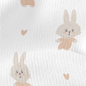 Cute Bunny Doll Stretch Jersey