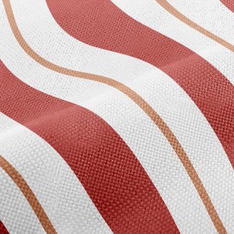 Traditional Red Stripes Performance Linen