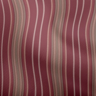 Retro Burgundy Pattern Dobby