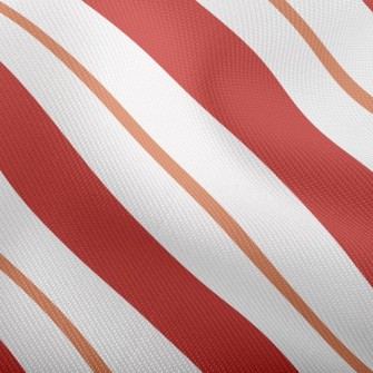 Traditional Red Stripes Dobby
