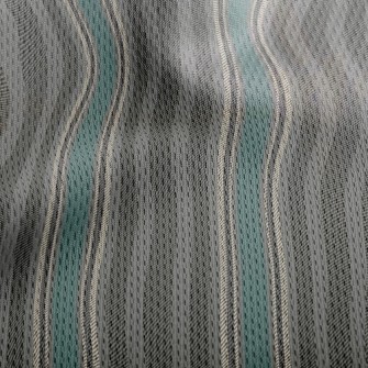 Old Air Gray Stripes Athletic Mesh Flat Back