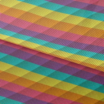Colored Lines Waterproof Oxford
