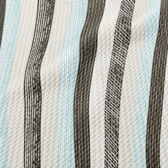 Warm Winter Stripes Birdseye Piqué