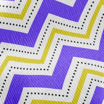 Black Dot Wavy Pattern Standard Corduroy