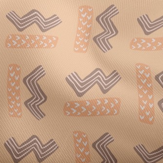 Zigzag And Rectangle Dobby