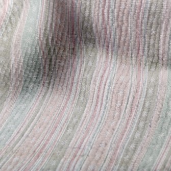 Soft Stripes And Flowers Terry