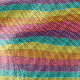 Colored Lines Waterproof Canvas