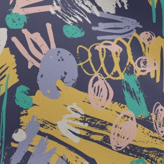 Chaotic Graffiti Chiffon