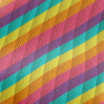Colored Lines Standard Corduroy