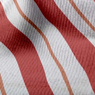 Traditional Red Stripes Terry