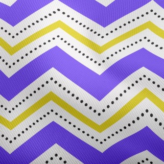 Black Dot Wavy Pattern Dobby