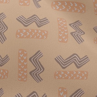 Zigzag And Rectangle Chiffon