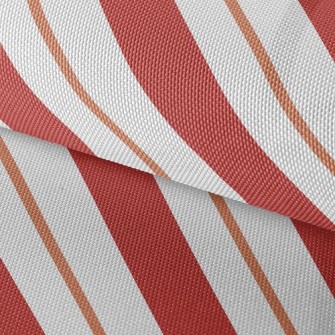 Traditional Red Stripes Waterproof Oxford