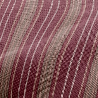 Retro Burgundy Pattern Performance Linen
