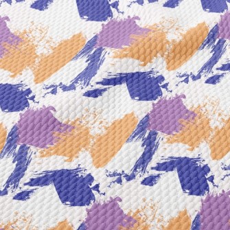 Abstract Painting Birdseye Piqué