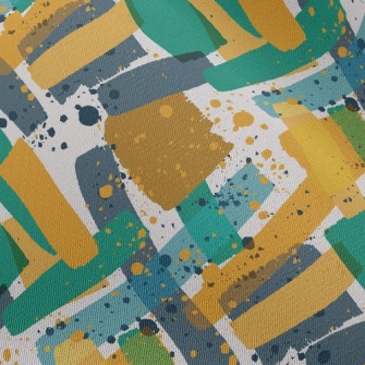 Abstract Lines And Inkjet Chiffon