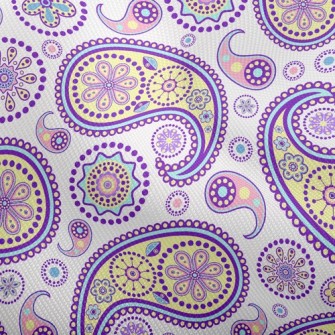 Yellow Insect Pattern Dobby