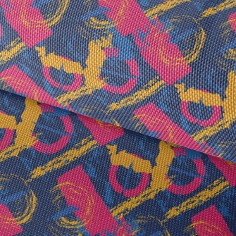 Abstract Circles And Lines Waterproof Oxford